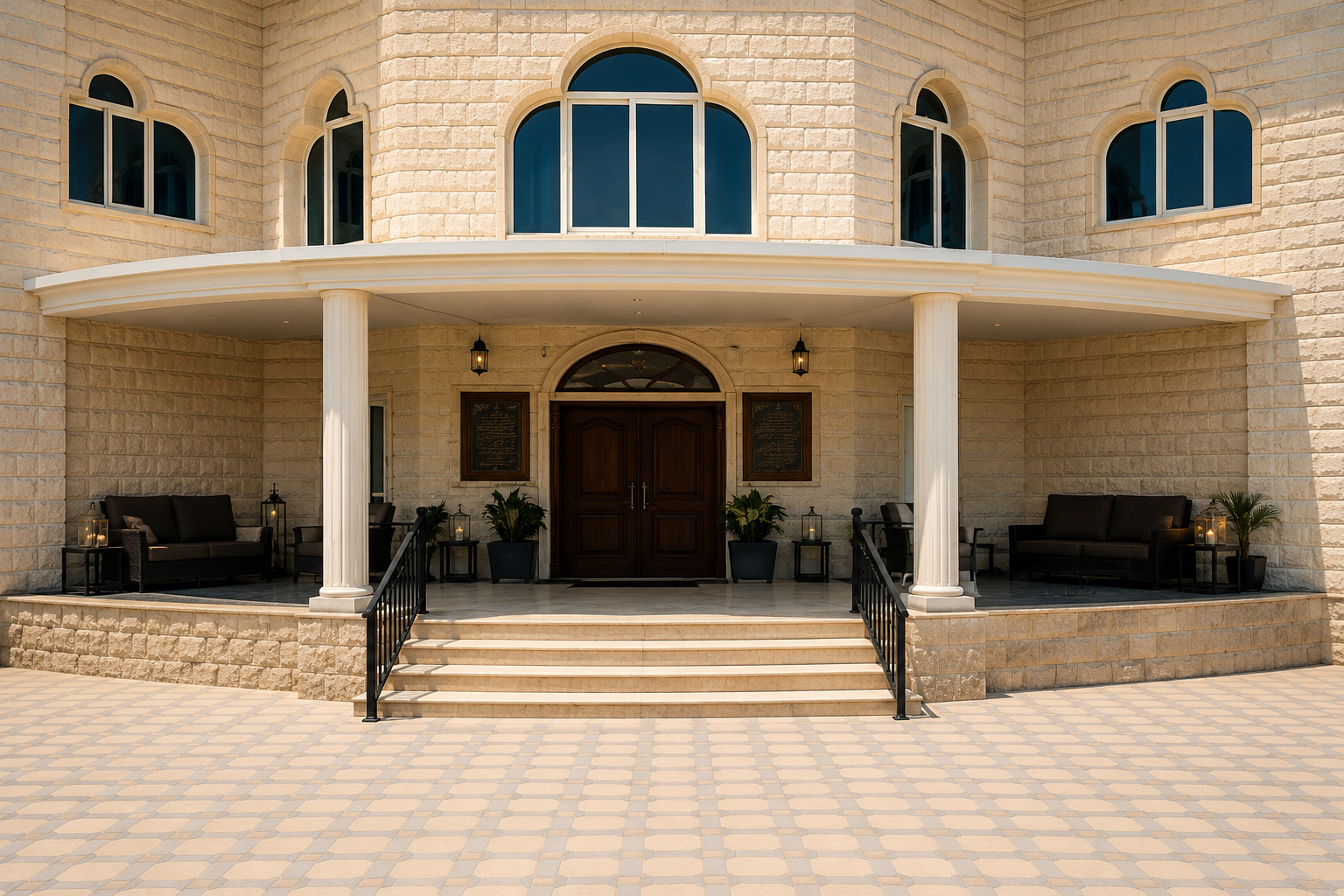 Luxury villa glass and aluminium project