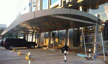 Architectural entrance canopy